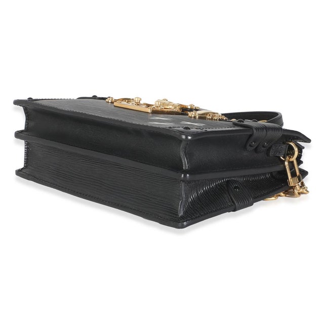 2010s Black Epi Leather Trunk Clutch For Sale - Image 5 of 7