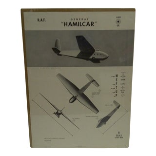 WWII "General Hamilcar" Aircraft Recognition Poster For Sale