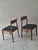 Vintage Teak Dining Chairs by Henning Kjærnulf for KS Møbler, Denmark, 1960s, Set of 2 For Sale - Image 9 of 15