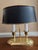 Lovely small bedside or desk lamp in the classic French bouillotte style with two candles and an brass finish. Includes...