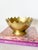 Metal Vintage Hollywood Regency Art Deco Brass Crown Bowl Attributed to Mottahedeh For Sale - Image 7 of 8