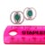 Diamond Emerald Earrings 14k White Gold 2.16 TCW Certified For Sale - Image 10 of 15