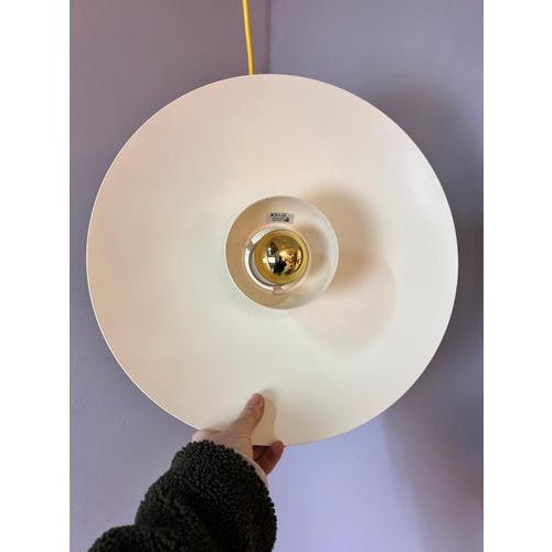 White Model 733 Pendant from Horn For Sale - Image 8 of 11