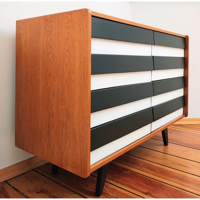 Czechoslovakian Chest of Drawers by Jiří Jiroutek for Cesky Nabytek, 1960s For Sale - Image 9 of 14