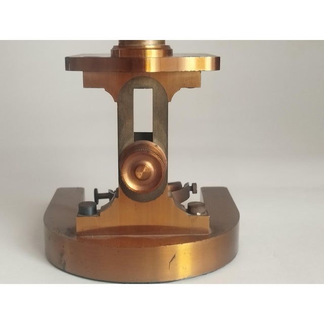 Antique No 975 Microscope in Brass from Beneche & Wasserlein, Berlin, 1850s For Sale - Image 10 of 14