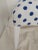 Vintage Art Deco Accent Chair in Linen Polka Dot Upholstery For Sale - Image 9 of 13