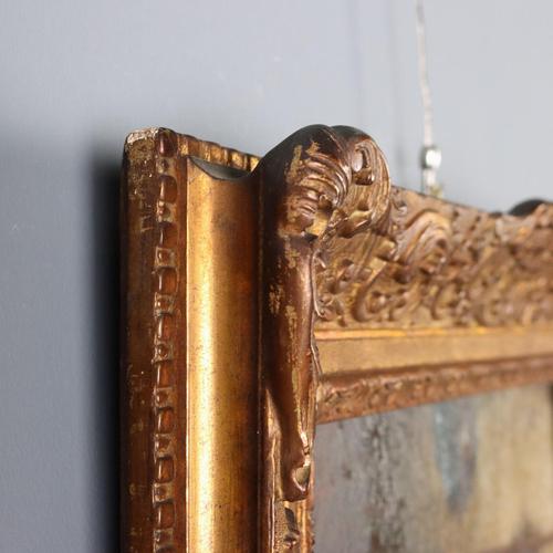 Charles Clair, The Sheepfold, 19th-20th Century, Oil Painting, Framed For Sale - Image 7 of 12