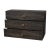 Contemporary Diamond Inlay - Three Drawer Chest For Sale - Image 3 of 5