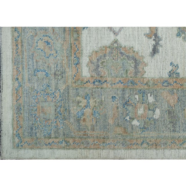 Turkish Oushak Rug 3'11" x 5'10" #17899 For Sale - Image 4 of 8