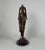 Late 20th Century Modern Bronze Female Figure Sculpture in Flowing Dress on Marble Base - 24"h For Sale In Dallas - Image 6 of 11