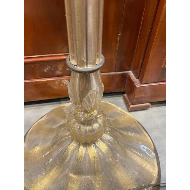 Floor Lamp in Gold and Murano Glass, 1960 For Sale - Image 12 of 16