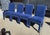 Art Deco Late 20th Century Set of 4 Royal Blue Chairs With Tassels For Sale - Image 3 of 18