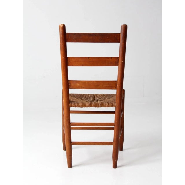 Antique Rush Seat Chair For Sale - Image 10 of 12