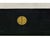 37" Black 4 Drawers Moon Face Slim Narrow Foyer Console Side Table For Sale - Image 9 of 12