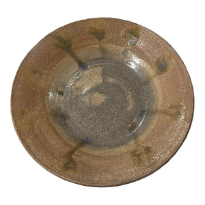 Vintage Mid Century Modern Studio Pottery Ceramic Plate Dish Glazed 1978 Signed Hoszti