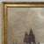 Antique Framed Nautical Oil Painting on Panel ~ Signed For Sale In Dallas - Image 6 of 15