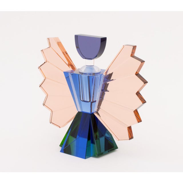 Collection of Three Reflections Copenhagen Crystal Perfume Flacons, all marked and comprising: "Hamilton" perfume bottle,...