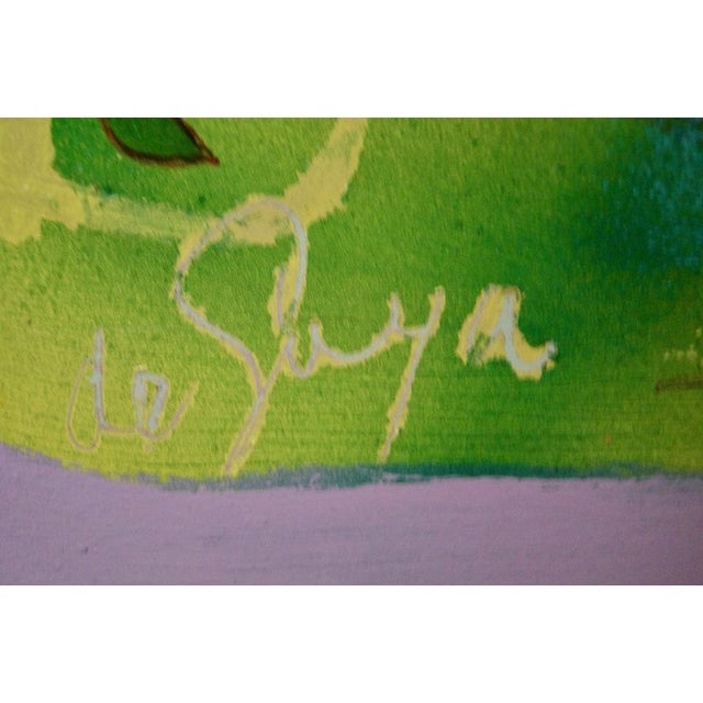 Leviticus, Late 20th-Century, Abstract Mixed Media on Wood by George De Goya, 1975 For Sale - Image 9 of 11