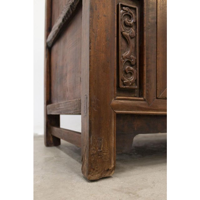 Chinese Sideboard in Elm Wood, 1800s For Sale - Image 12 of 14
