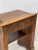 1970s Arts and Crafts Side Table With Carved Floral Drawer For Sale - Image 4 of 7