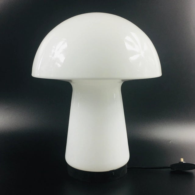 Large Model 6060 Mushroom Table Lamp from Glashütte Limburg, Germany, 1970s For Sale - Image 12 of 12