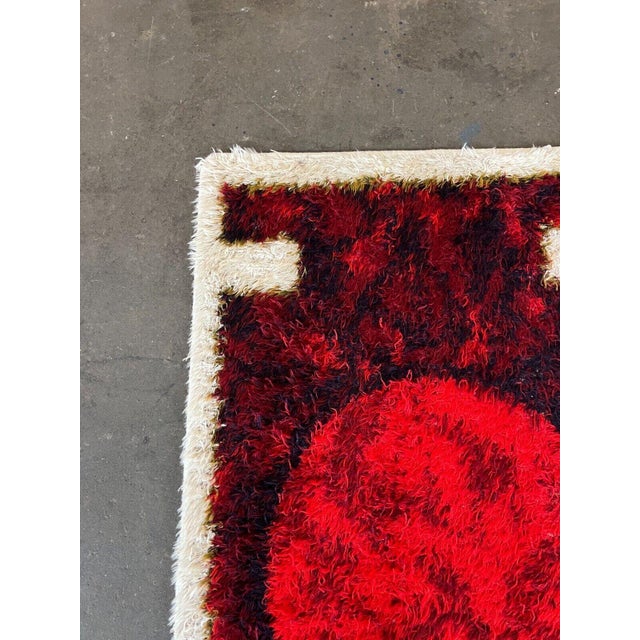 Danish Space Age Runner Rug by Hojer Export, 1960s For Sale - Image 9 of 18