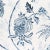 This enchanting floral wallpaper in cobalt by Mark D. Sikes layers beautifully with other patterns and adds exotic flair...
