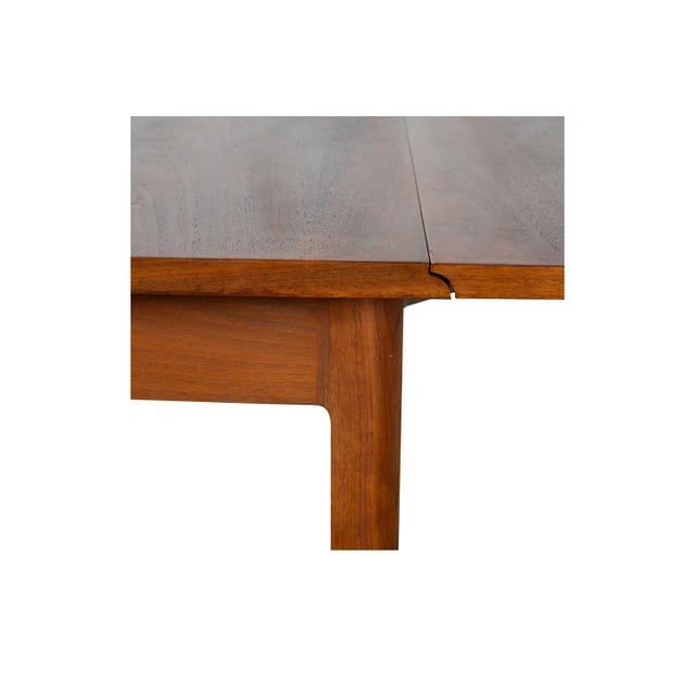 1960s Mid-Century Kipp Stewart Drexel Declaration Drop Leaf Dining Table One Leaf For Sale - Image 9 of 12