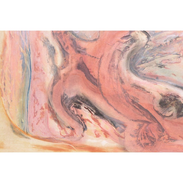 Early 21st Century 675 Toni Morley "Survivor" Abstract Expressionist Composition Circa 2000 For Sale - Image 5 of 9