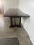 Early 20th Century Monumental Spanish Revival Style Walnut Trestle Dining Table With Hand-Hewn Top For Sale - Image 5 of 8