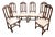 Antique Early 20th Century Walnut Chairs, Set of 6 For Sale