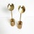 Brass Aniara Candleholders by Pierre Forsell for Skultuna, 1960s, Set of 2 For Sale - Image 4 of 6
