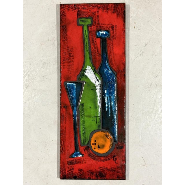 Vintage Ceramic Wall Decoration, 1960s For Sale - Image 10 of 10