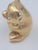 Seated Mid 20th Century Solid Brass Panda Figurine For Sale - Image 11 of 12