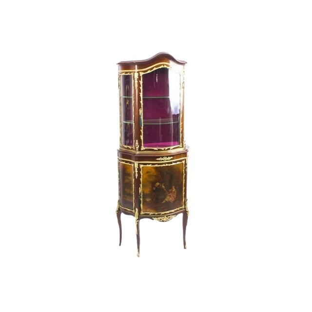 19th Century French Display Cabinet from Vernis Martin For Sale