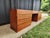 1960s Arne Wahl Iversen for Vinde Møbelfabrik Danish Modern Teak Vanity Desk Set | Made in Denmark | Floating Vanity With Hidden Mirror Dresser Set For Sale - Image 15 of 16
