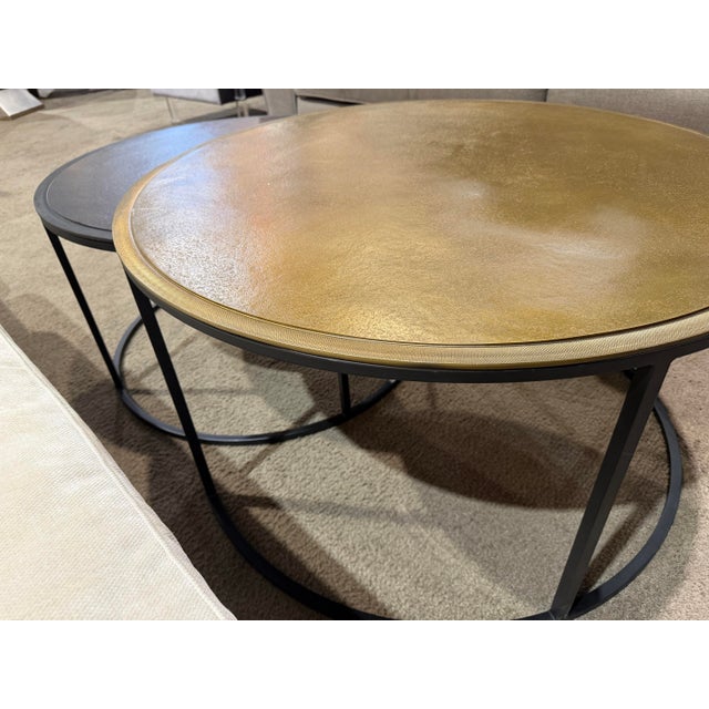 Crate & Barrel Crate and Barrel "Duke" Nesting Coffee Table For Sale - Image 4 of 6