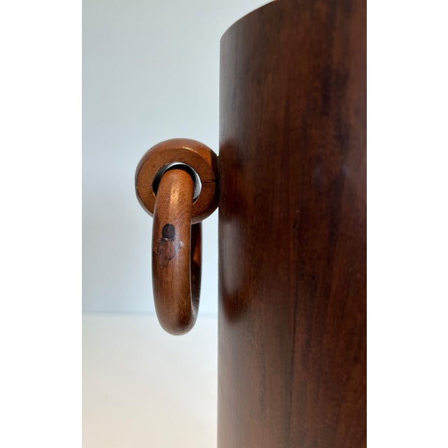 Brutalist 1950s Brutalist Wooden Umbrella Stand For Sale - Image 3 of 11