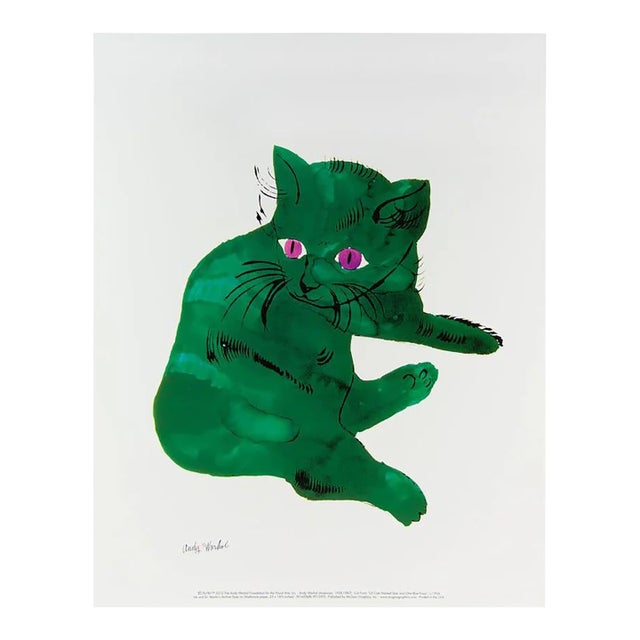 Andy Warhol, Green Cat, 2013 From 25 Cats Named Sam and One Blue Pussy For Sale