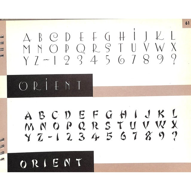 "Letters and Lettering" 1943 Carlyle, Paul and Oring, Guy For Sale - Image 4 of 10