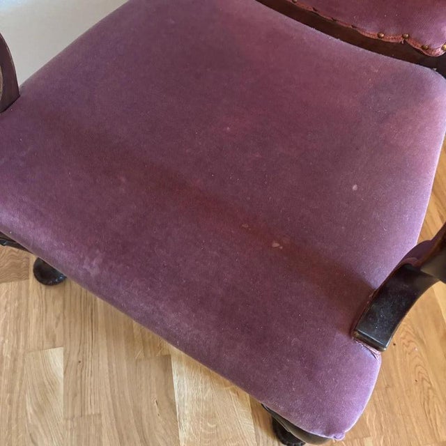 Antique English Armchairs, 1800s, Set of 2 For Sale - Image 12 of 16