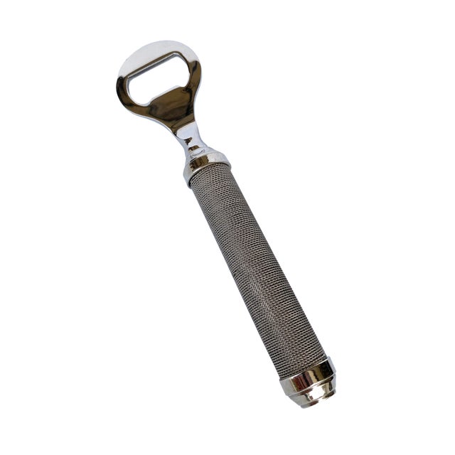 Contemporary Ralph Lauren Silver-Tone Metal Bottle Opener For Sale - Image 3 of 6