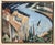Robert Simon, ÈZE, 1952, Oil on Panel For Sale - Image 6 of 6