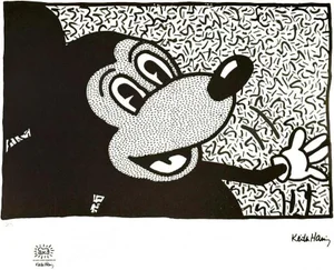 Keith Haring, Mickey Mouse, Lithograph