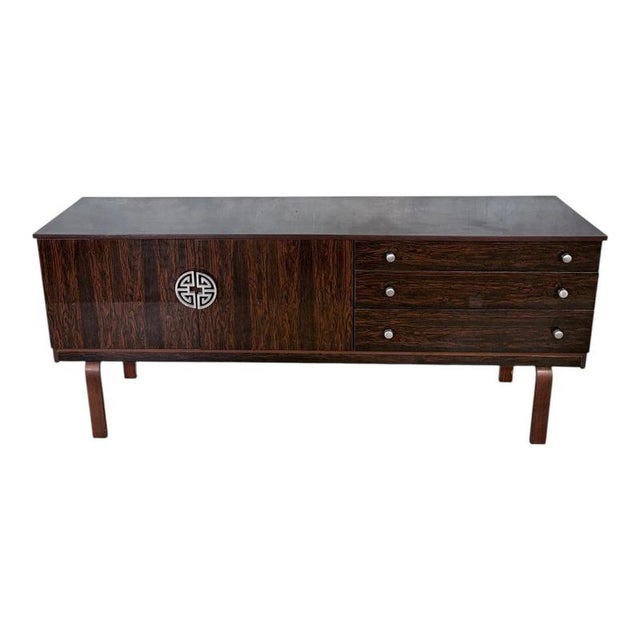 Vintage Sideboard with Raised Legs, 1960s For Sale - Image 4 of 11