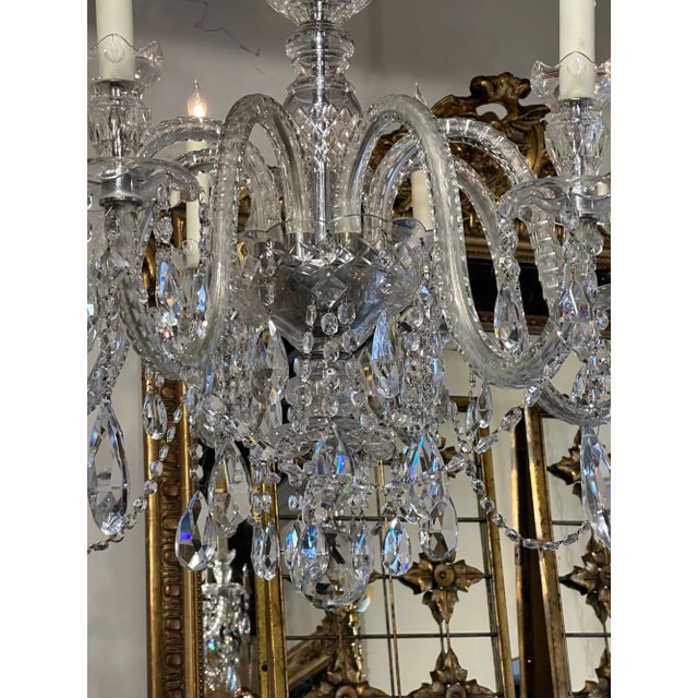 English Waterford Chandelier For Sale - Image 4 of 10