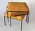1950s 1950s Upholstered Wrought Iron Based Stools Attributed to Paul McCobb - Set of Three For Sale - Image 5 of 13