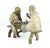 Late 19th Century Vienna Secession Cold-Painted Bronze Small Sculpture of Two Men Playing Chess by Franz Bergmann/Nam Greb, Austria For Sale - Image 6 of 9