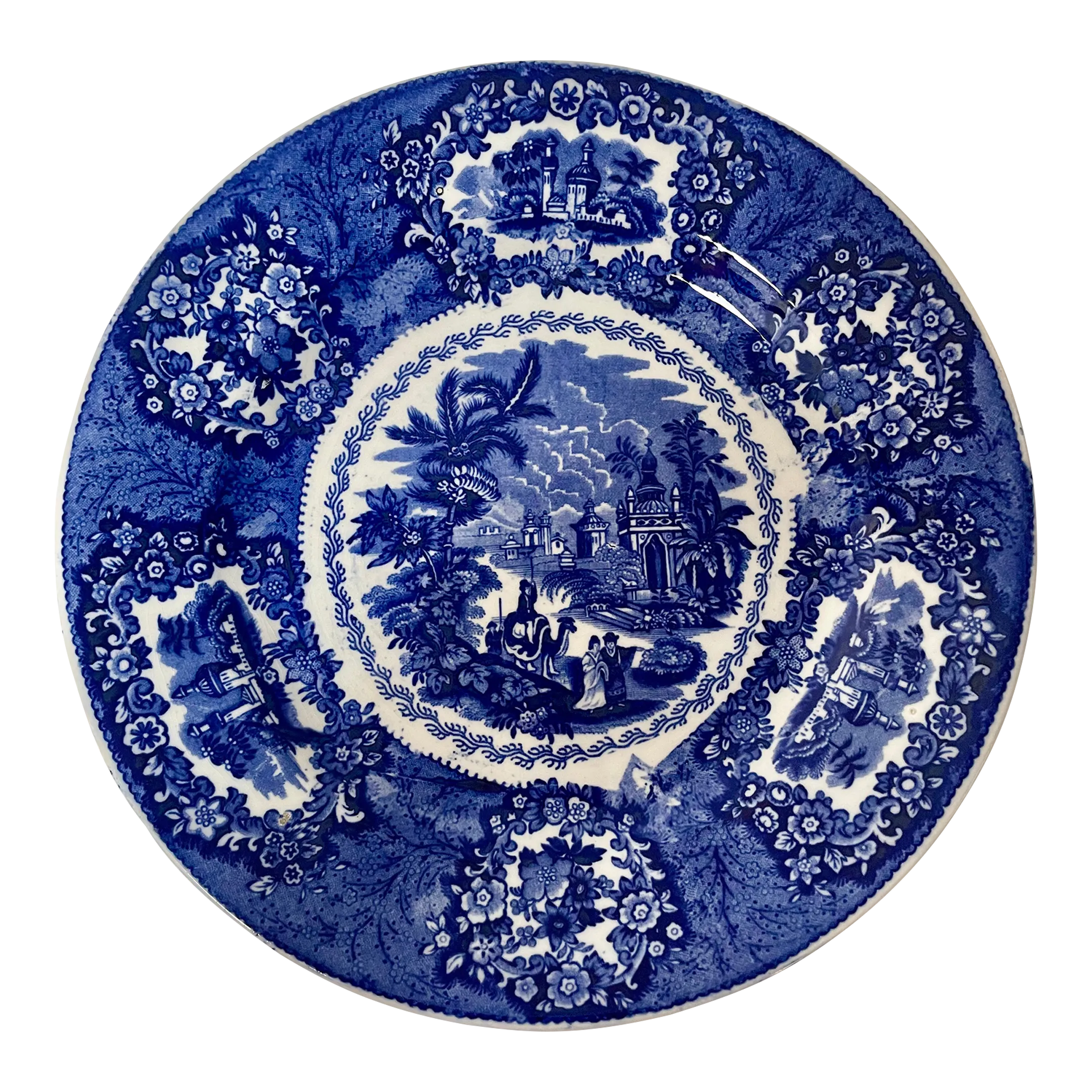 Antique Petrus Regout & Co. Maastricht Blue White Transferware