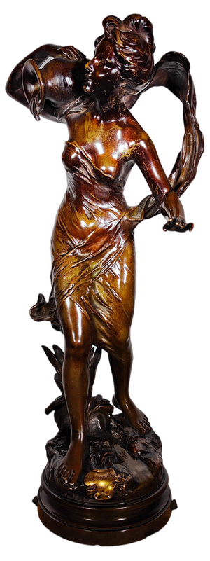 Large Bronze Figurine by Charles Théodore Perron, 1880s